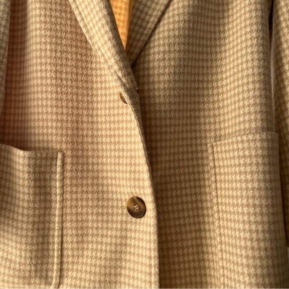 NWOT Zara Oversized women houndstooth Plush Coat, Jacket, Extra Small - Picture 11 of 11